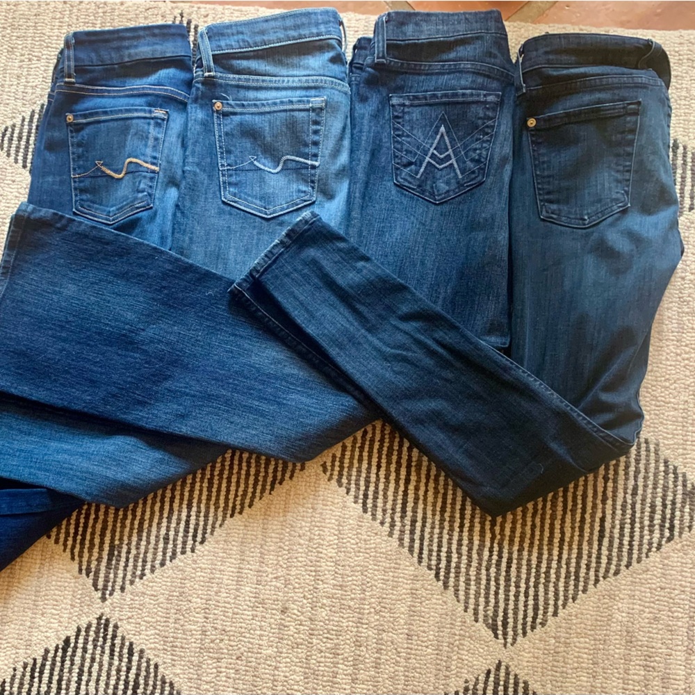7 For All Mankind Jeans - Lot of 4 -  various styles - Size 26